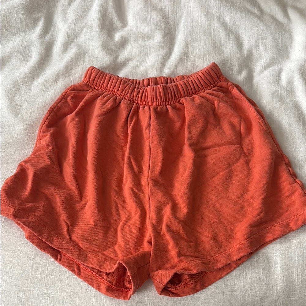 Daily Drills Orange Sweat Shorts Size M/L